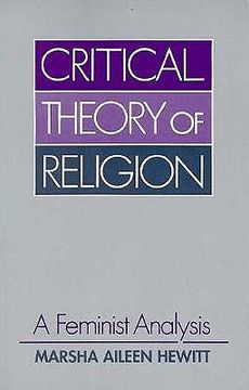 portada critical theory of religion (en Inglés)