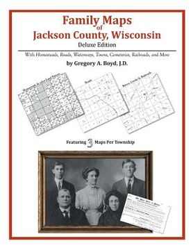portada Family Maps of Jackson County, Wisconsin (en Inglés)