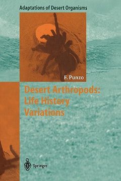 portada desert arthropods: life history variations (en Inglés)