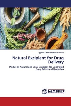 portada Natural Excipient for Drug Delivery (in English)