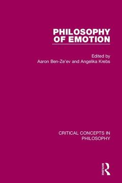 portada Philosophy of Emotion (en Inglés)