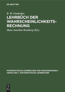 portada Lehrbüch der Wahrscheinlichkeitsrechnung (in German)