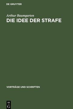 portada Die Idee der Strafe (in German)