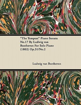 portada "the tempest" piano sonata no.17 by ludwig van beethoven for solo piano (1802) op.31/no.2 (en Inglés)