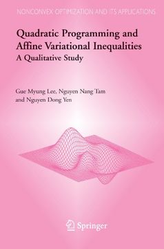 portada quadratic programming and affine variational inequalities: a qualitative study (in English)