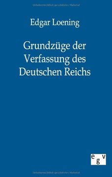 portada Grundzüge der Verfassung des Deutschen Reichs (German Edition)