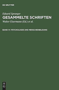 portada Psychologie und Menschenbildung (in German)