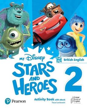 portada My Disney Stars and Heroes British Edition Level 2 Activity Book With Ebook (en Inglés)