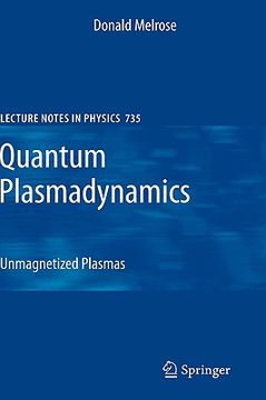 portada quantum plasmadynamics: unmagnetized plasmas (in English)