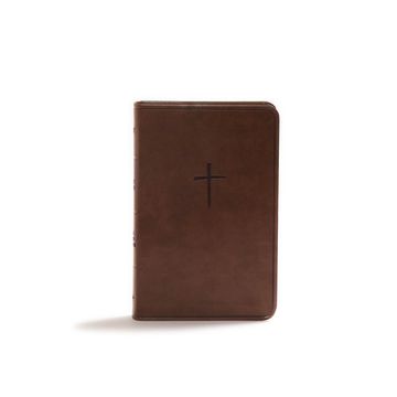 portada Kjv Compact Bible, Brown Leathertouch, Value Edition (en Inglés)