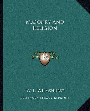 portada masonry and religion (en Inglés)