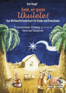 portada Komm, wir Spielen Ukulele! Das Weihnachtsalbum für Kinder und Erwachsene.