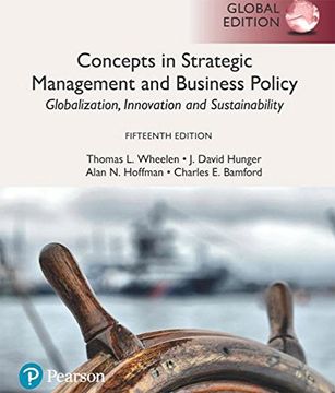 portada Concepts in Strategic Management and Business Policy: Globalization, Innovation and Sustainability, Global Edition, 15Th Edition (en Inglés)