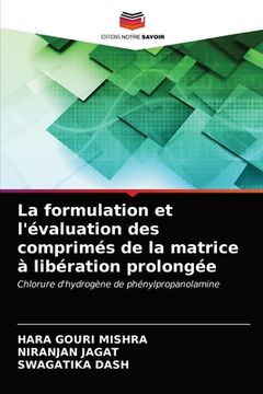 portada La formulation et l'évaluation des comprimés de la matrice à libération prolongée (in French)