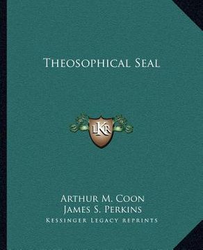 portada theosophical seal (en Inglés)
