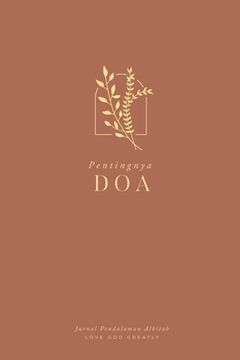portada Pentingnya Doa: A Love God Greatly Indonesian Bible Study Journal