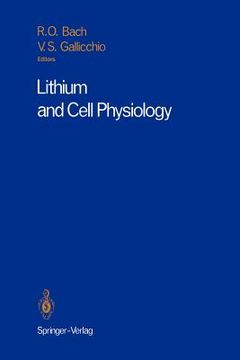portada lithium and cell physiology (in English)