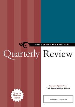 portada False Claims Act & Qui Tam Quarterly Review (in English)