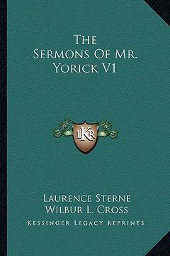 portada the sermons of mr. yorick v1 (en Inglés)