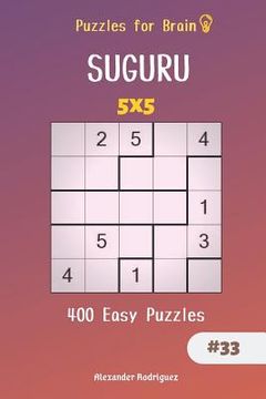 portada Puzzles for Brain - 400 Suguru Easy Puzzles 5x5 vol.33