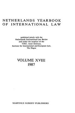 portada netherlands yearbook of international law, 1987 (en Inglés)