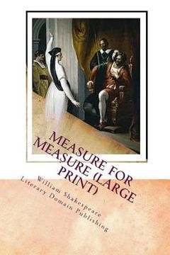 portada Measure For Measure (Large Print) (en Inglés)