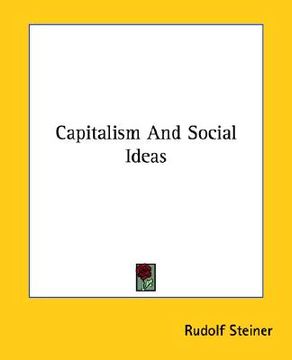 portada capitalism and social ideas (en Inglés)