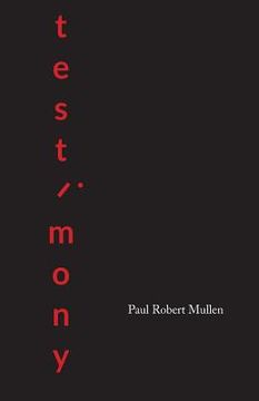 portada testimony: a collection (en Inglés)