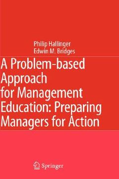 portada a problem-based approach for management education: preparing managers for action