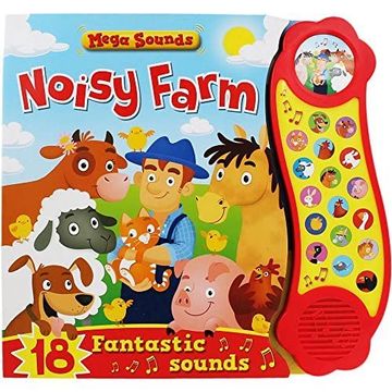 portada Mega Sounds: Noisy Farm: Mega Sounds (English Educational Books) (en Inglés)