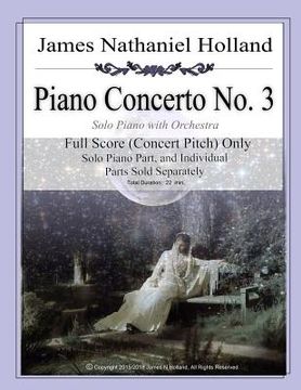 portada Piano Concerto No. 3: Full Orchestral Score (In Concert Pitch) Only (in English)