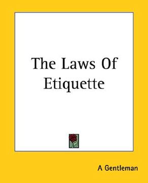 portada the laws of etiquette (en Inglés)