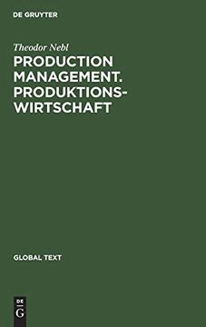 portada Production Management. Produktionswirtschaft (Global Text) (in English)
