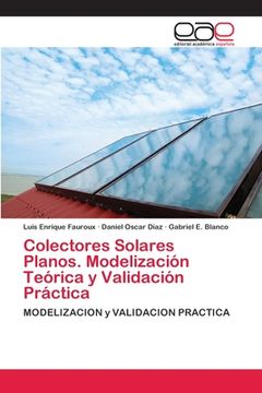 portada Colectores Solares Planos. Modelización Teórica y Validación Práctica (in Spanish)