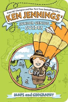 portada Maps and Geography (Ken Jennings’ Junior Genius Guides) (en Inglés)