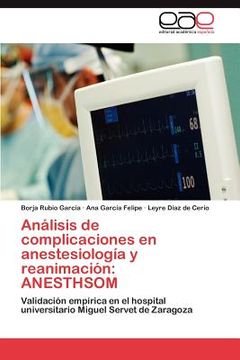 portada an lisis de complicaciones en anestesiolog a y reanimaci n: anesthsom