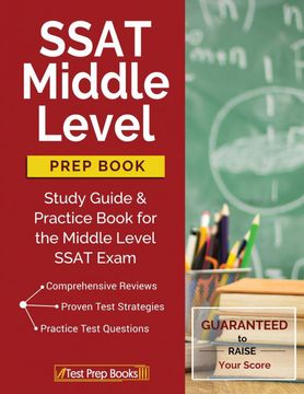 portada SSAT Middle Level Prep Book: Study Guide & Practice Book for the Middle Level SSAT Exam (en Inglés)