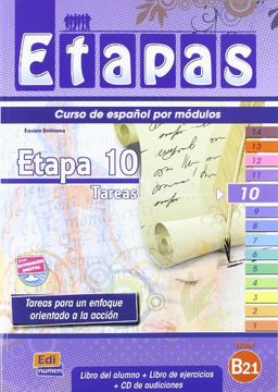 portada Etapas Level 10 Tareas - Libro del Alumno/Ejercicios + CD
