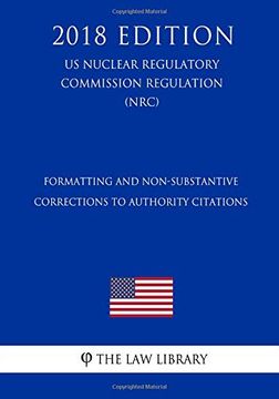 portada Formatting and Non-Substantive Corrections to Authority Citations 