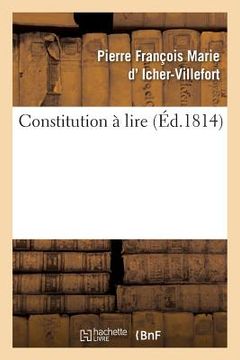 portada Constitution À Lire (en Francés)