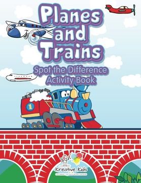 portada Planes and Trains Spot the Difference Activity Book