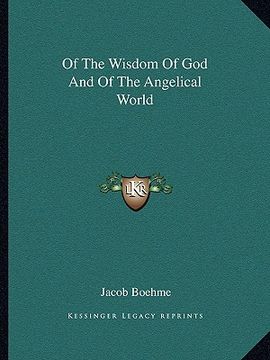portada of the wisdom of god and of the angelical world (en Inglés)