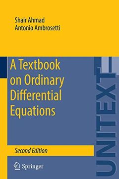 portada A Textbook on Ordinary Differential Equations (Unitext) (en Inglés)