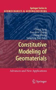 portada constitutive modeling of geomaterials: advances and new applications