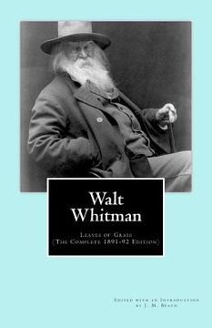 portada walt whitman: leaves of grass (the complete 1891-92 edition)