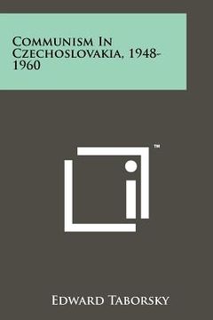 portada communism in czechoslovakia, 1948-1960 (en Inglés)