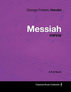 portada george frideric handel - messiah - hwv56 - a full score