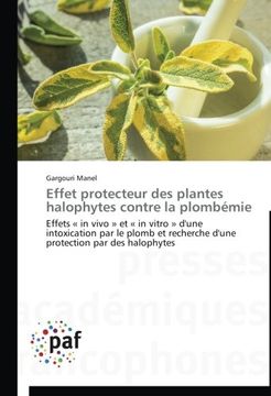 portada Effet protecteur des plantes halophytes contre la plombémie