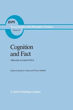 portada Cognition and Fact: Materials on Ludwik Fleck (en Inglés)