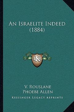 portada an israelite indeed (1884)